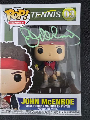 John mcenroe autografo - john,